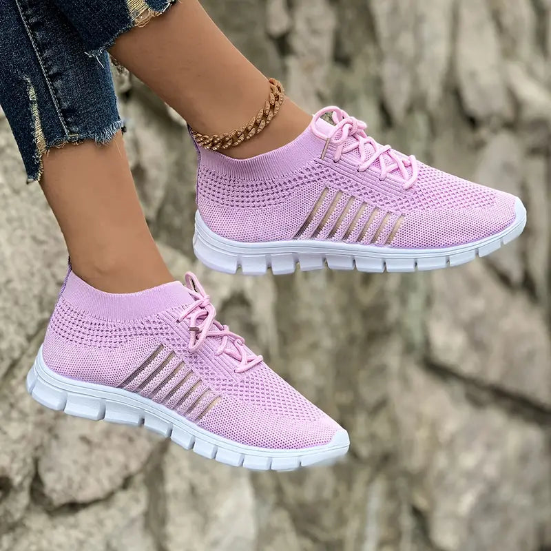 Coral Breeze Mesh Sneakers