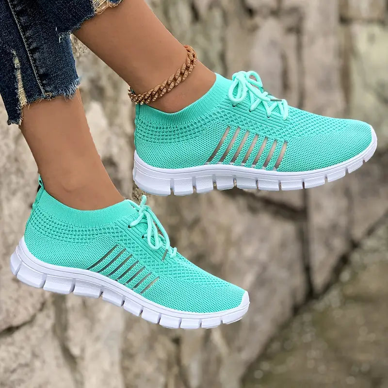 Coral Breeze Mesh Sneakers