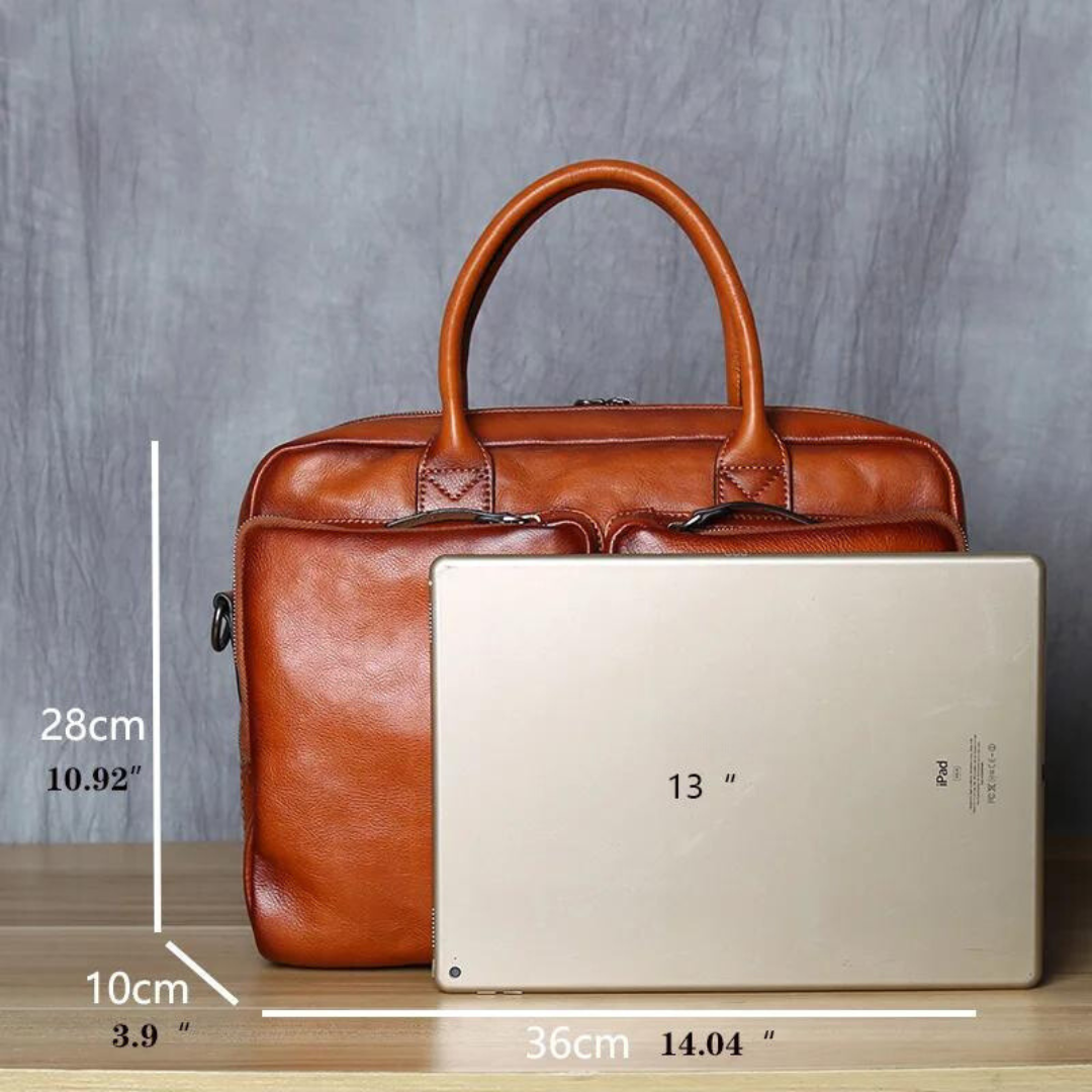 Aldrin Classic Leather Briefcase