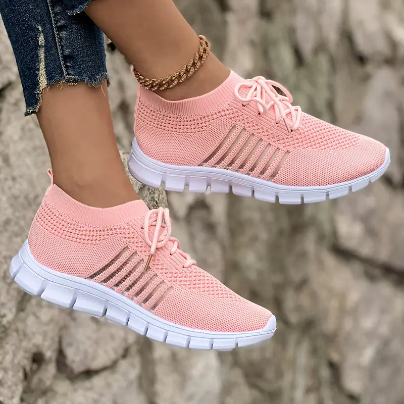 Coral Breeze Mesh Sneakers