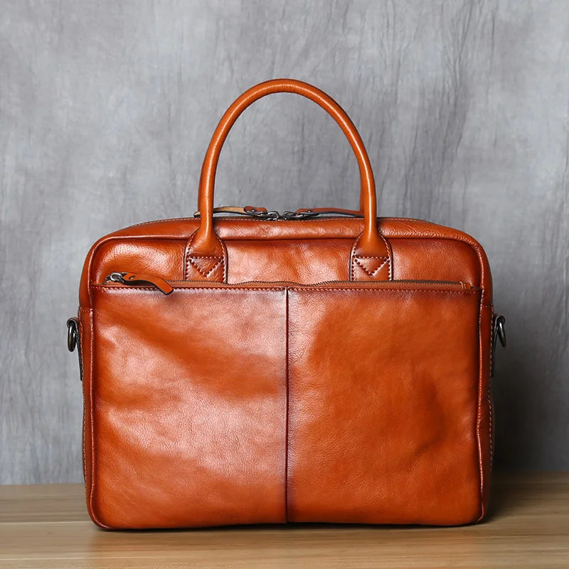 Aldrin Classic Leather Briefcase