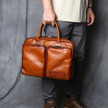 Aldrin Classic Leather Briefcase