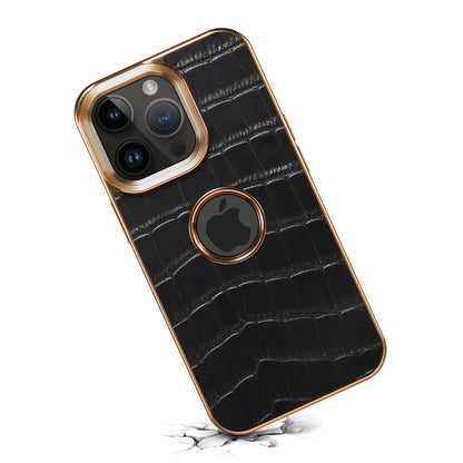 Aldrin Crocodile Leather iPhone Case