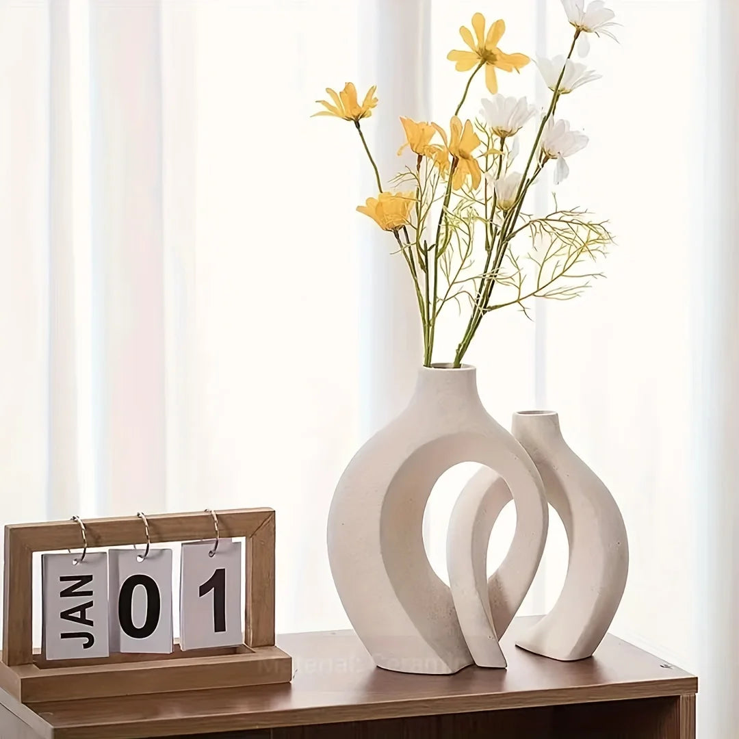 Aldrin Ceramic Vase Set