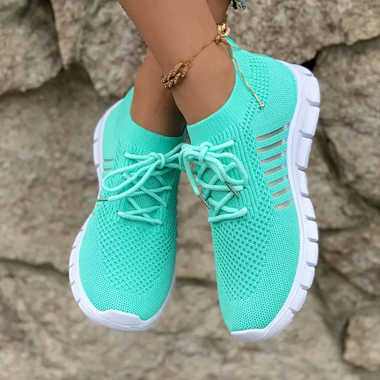 Coral Breeze Mesh Sneakers